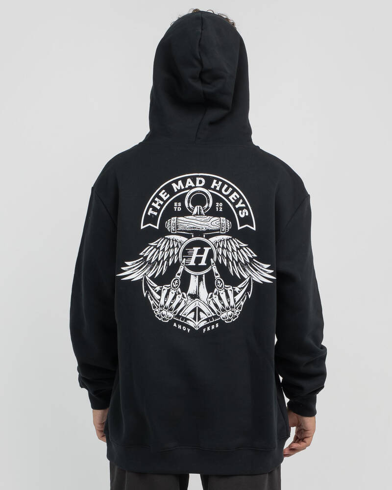 The Mad Hueys Double FKD Anchor Hoodie for Mens