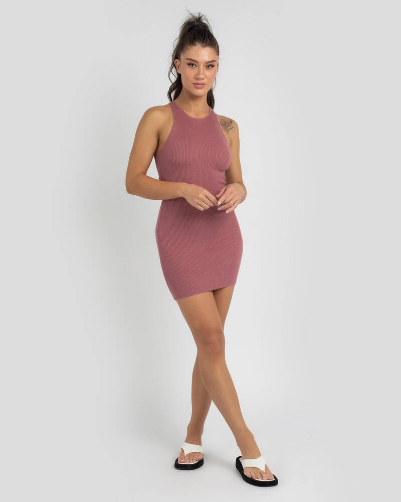 Shop Ava And Ever Bronx Dress In Dusty Pink Fast Shipping & Easy