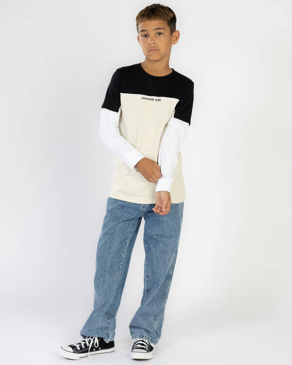 Jacks Boys' Cloudline Layered Long Sleeve T-Shirt for Mens