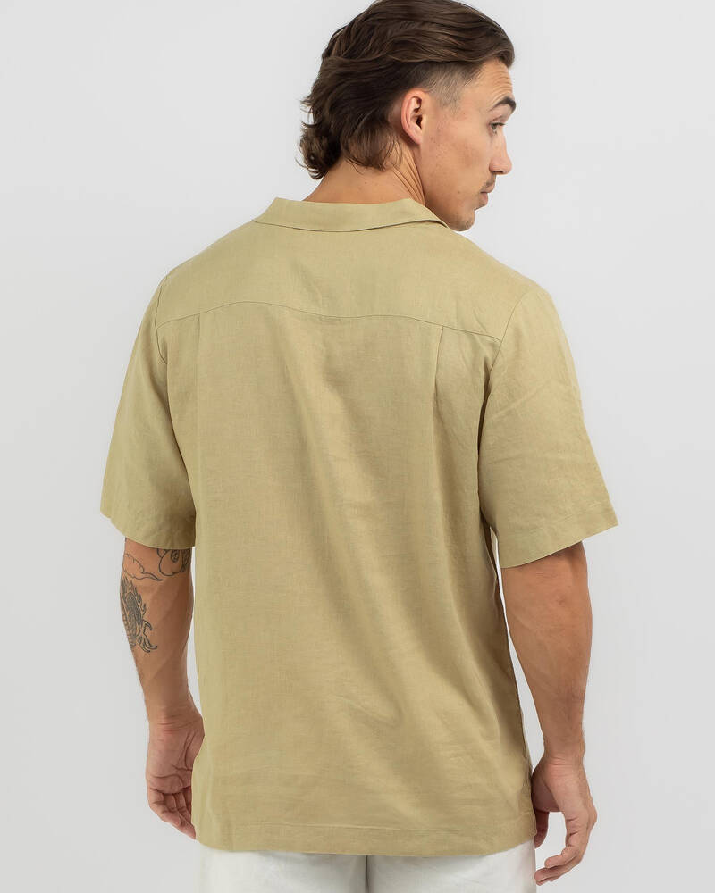 Afends Daily Hemp Short Sleeve Shirt for Mens