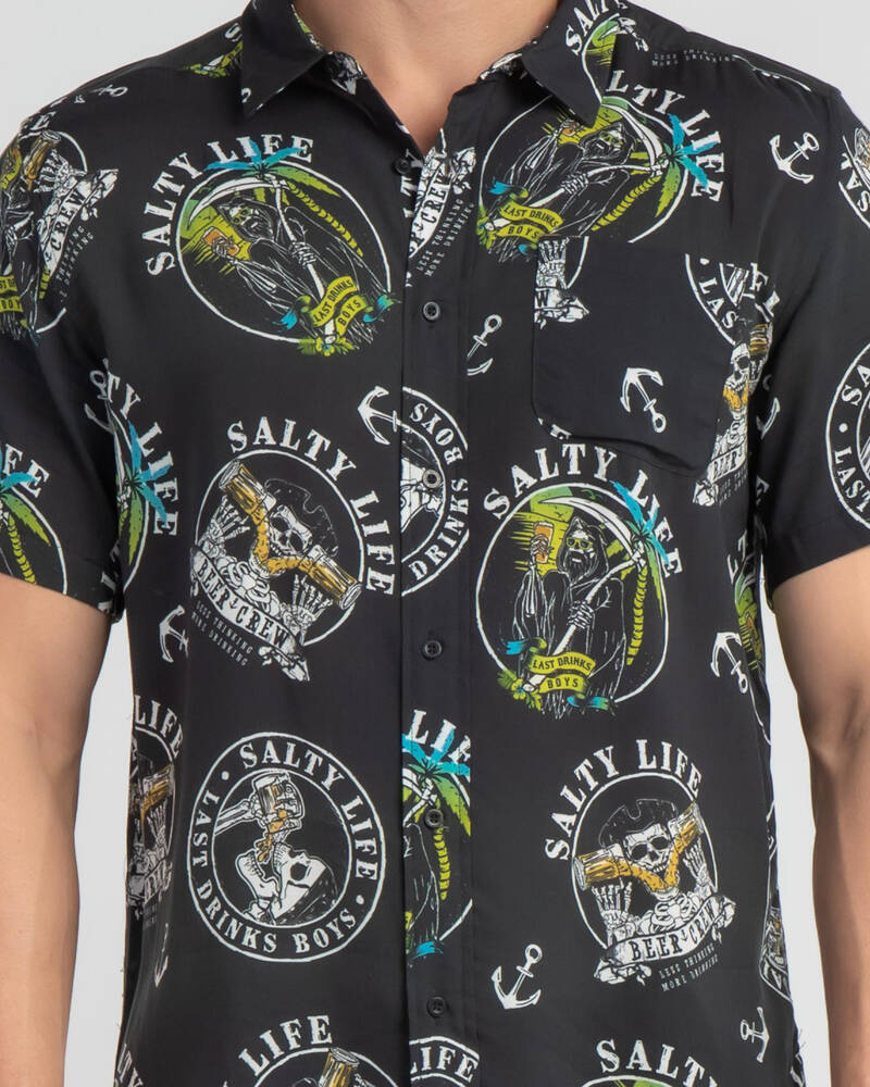 Salty Life Bare Bones Short Sleeve Shirt for Mens