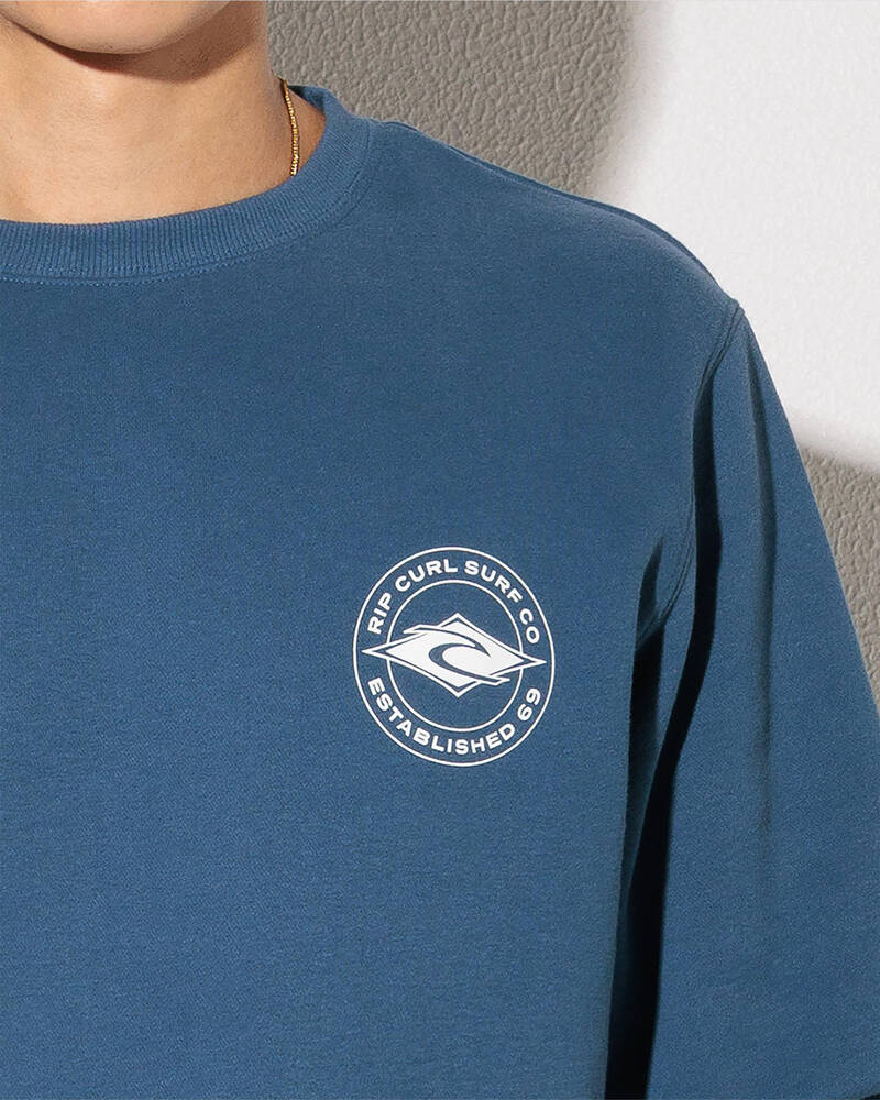 Rip Curl Stapler Crew Sweatshirt for Mens
