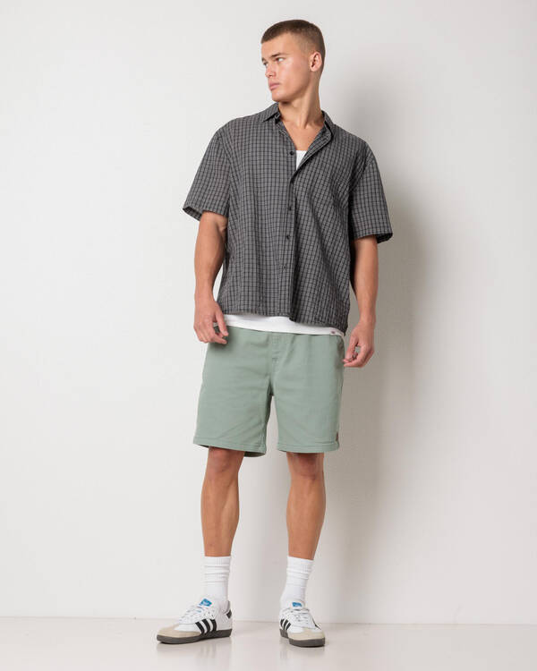 Lucid Division Elastic Waist Shorts for Mens