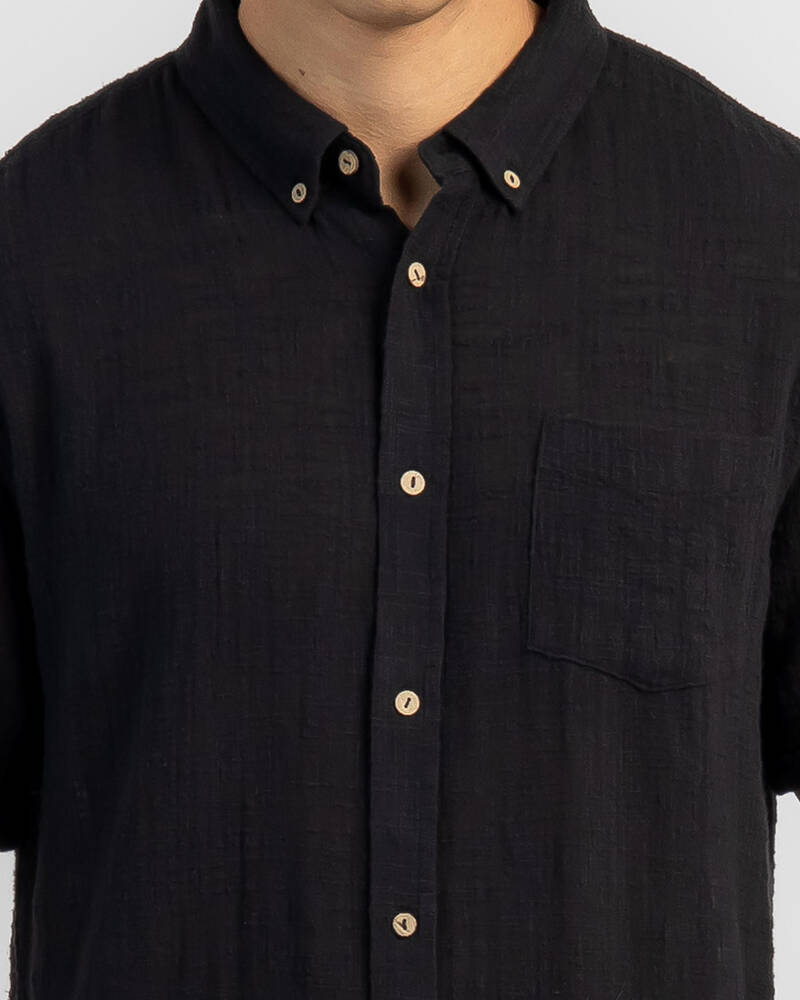 Lucid Textured Short Sleeve Shirt for Mens