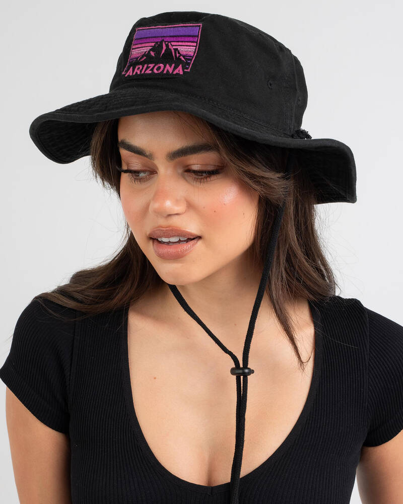 Shop American Needle Arizona Wide Brim Bucket Hat In Black Fast