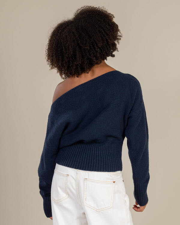 Ava And Ever Girls' Anni Off Shoulder Knit Jumper for Womens