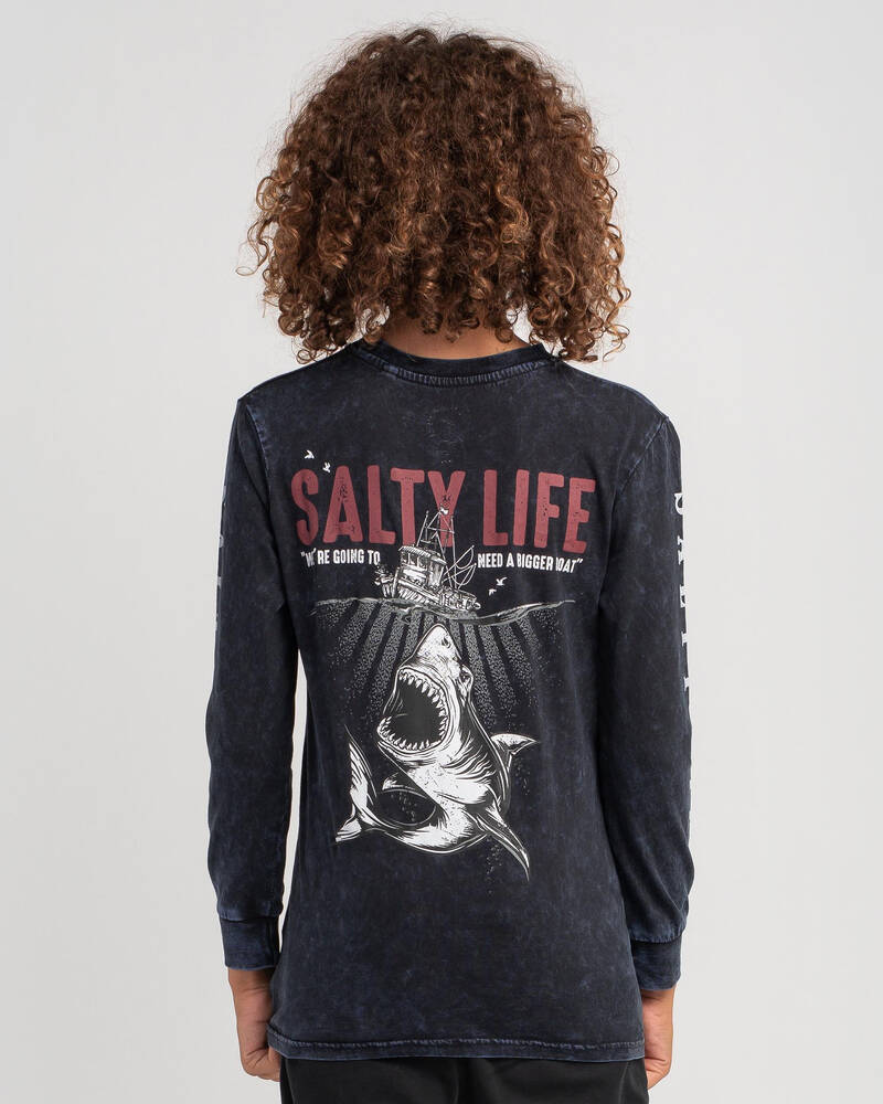 Salty Life Boys' Apex Long Sleeve T-Shirt for Mens