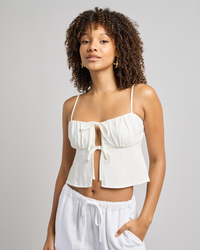 Mooloola Zelm Dallis Tie Front Top for Womens image number null