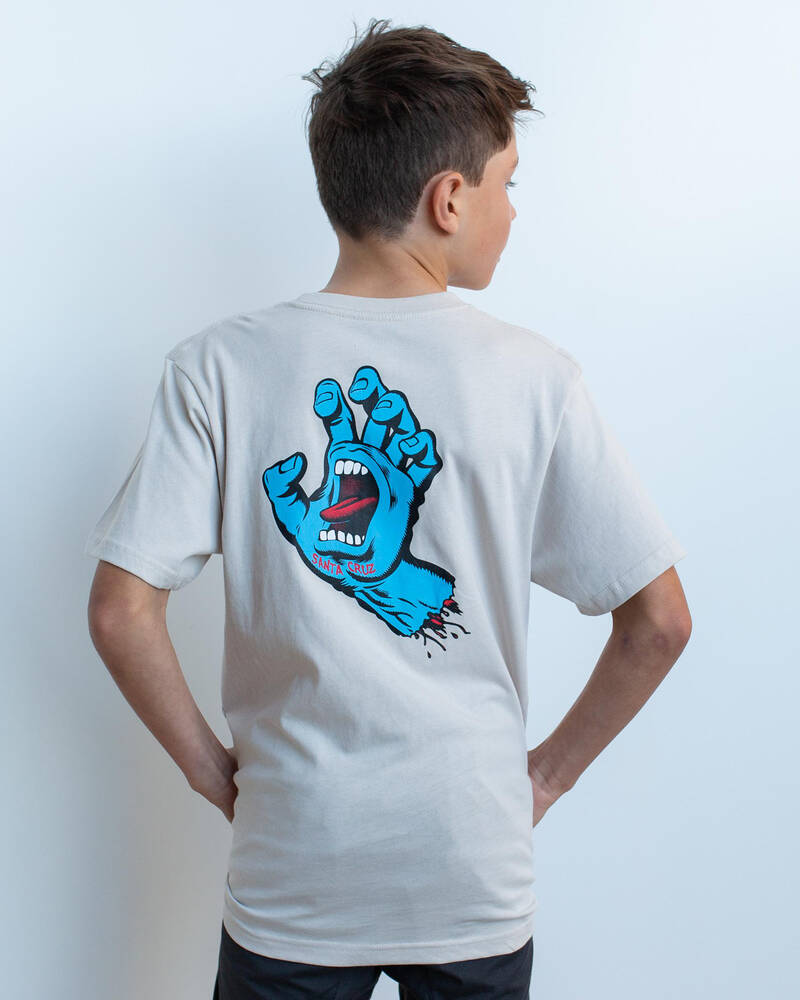 Santa Cruz Boys' Screaming Hand T-Shirt for Mens