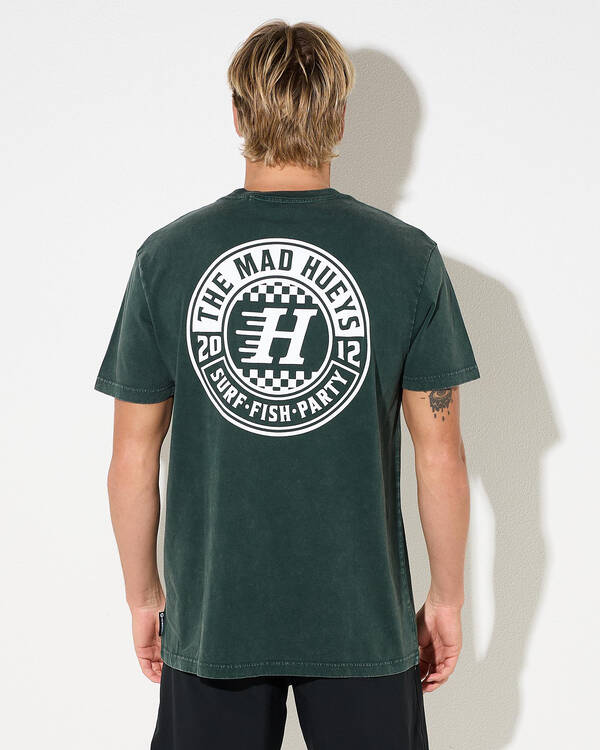 The Mad Hueys Checker Hueys T-Shirt for Mens