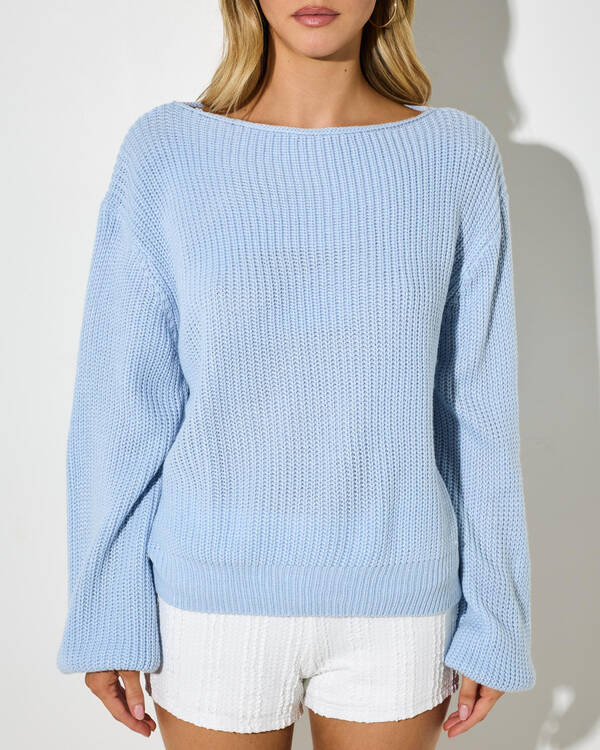 Mooloola Vortex Crew Neck Knit Jumper for Womens