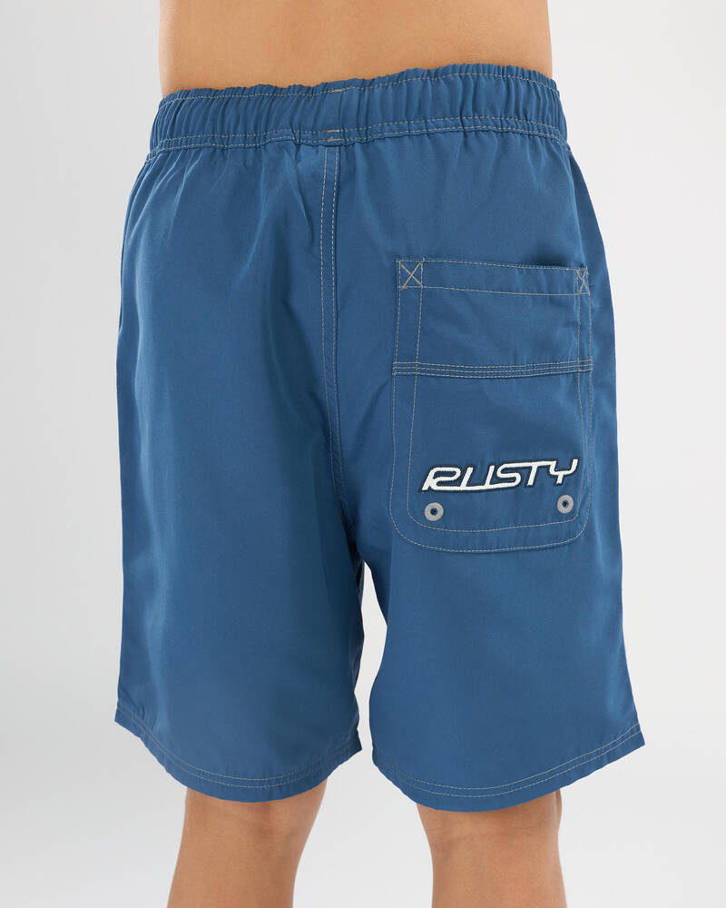 Rusty Boys' Flip Daddy Elastic Board Shorts for Mens