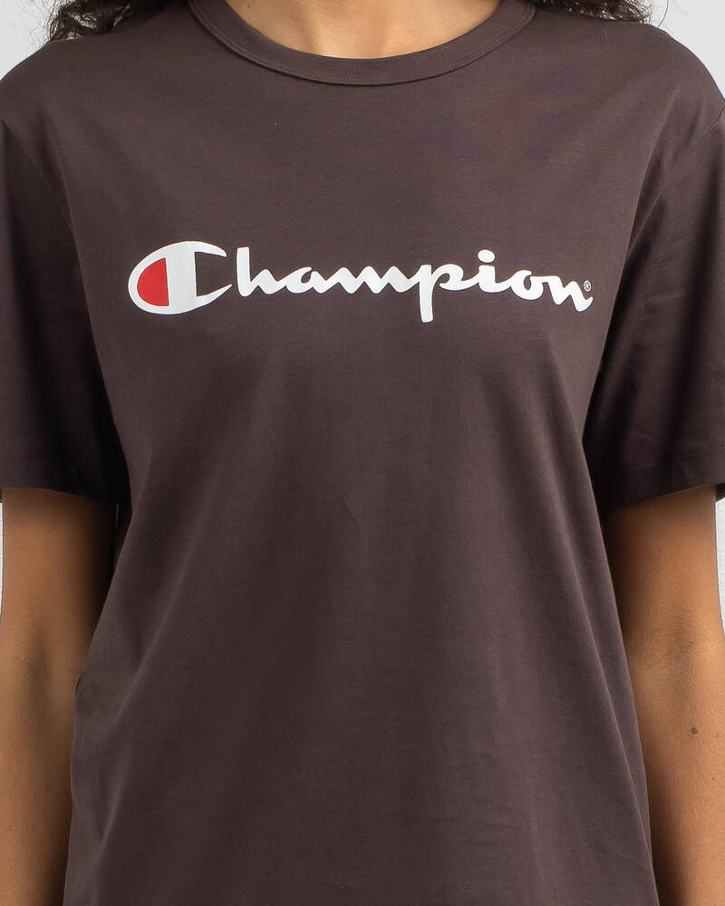 Champion Logo T-Shirt for Womens
