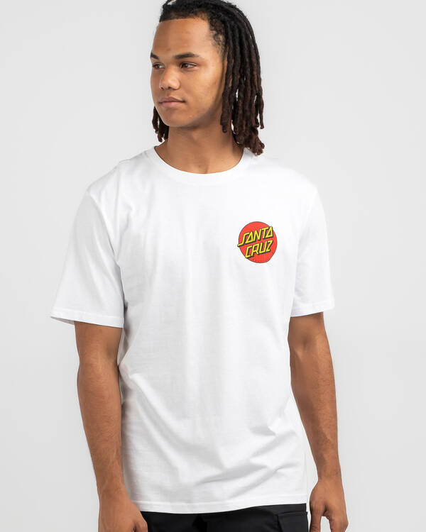 Santa Cruz Classic Dot Chest T-Shirt for Mens