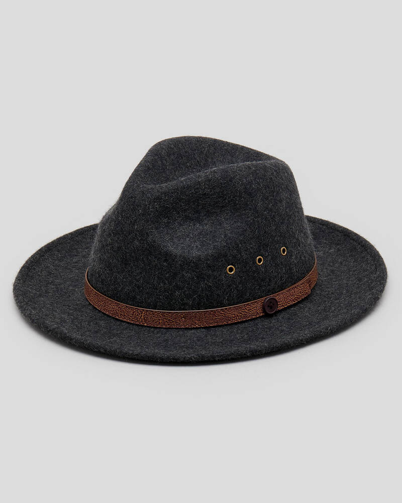 Billy Bones Club Shadow Grey Felt Hat for Mens