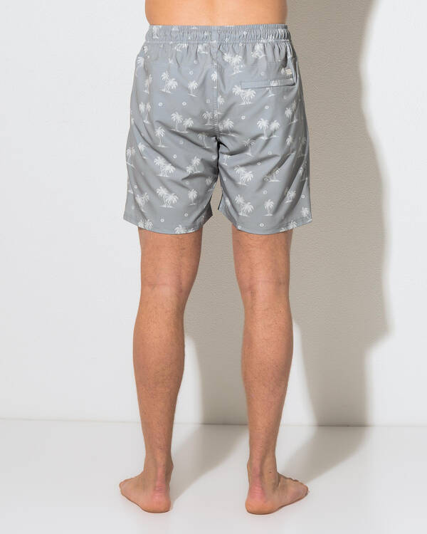 Jacks Palm Grove Elastic Waist Board Shorts for Mens