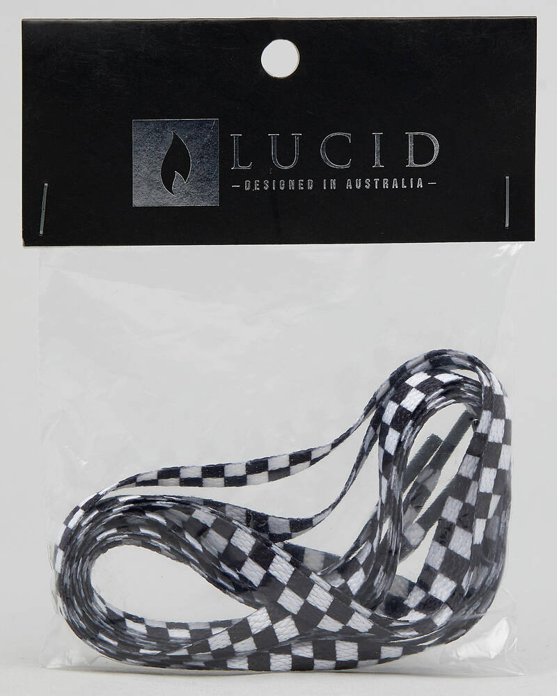 Lucid Checker Shoe Laces for Mens