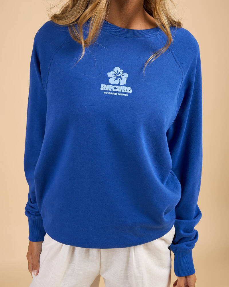 Rip Curl Luxe Surf Crewneck Sweatshirt for Womens