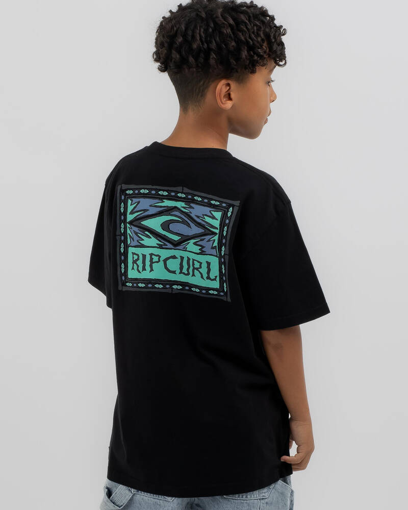 Rip Curl Boys' Lost Islands Logo T-Shirt for Mens