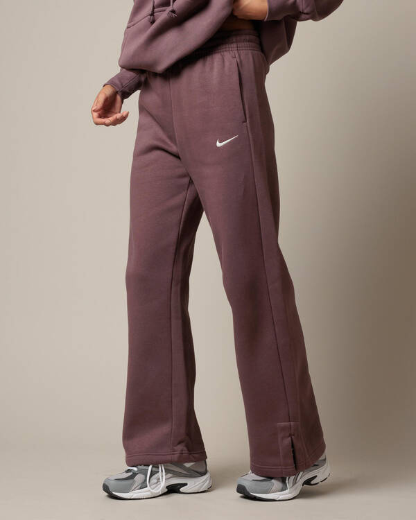 Nike Phoenix High Waisted Wide Leg Track Pants for Womens