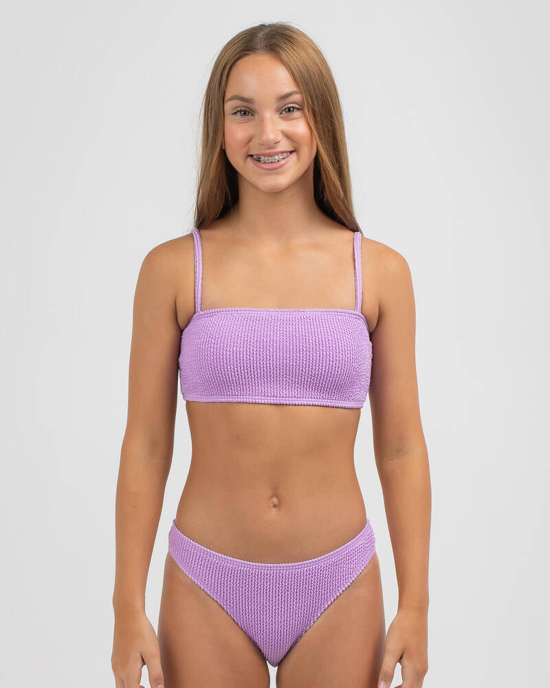 Topanga Girls' Maya Scrunch Bikini Set for Womens