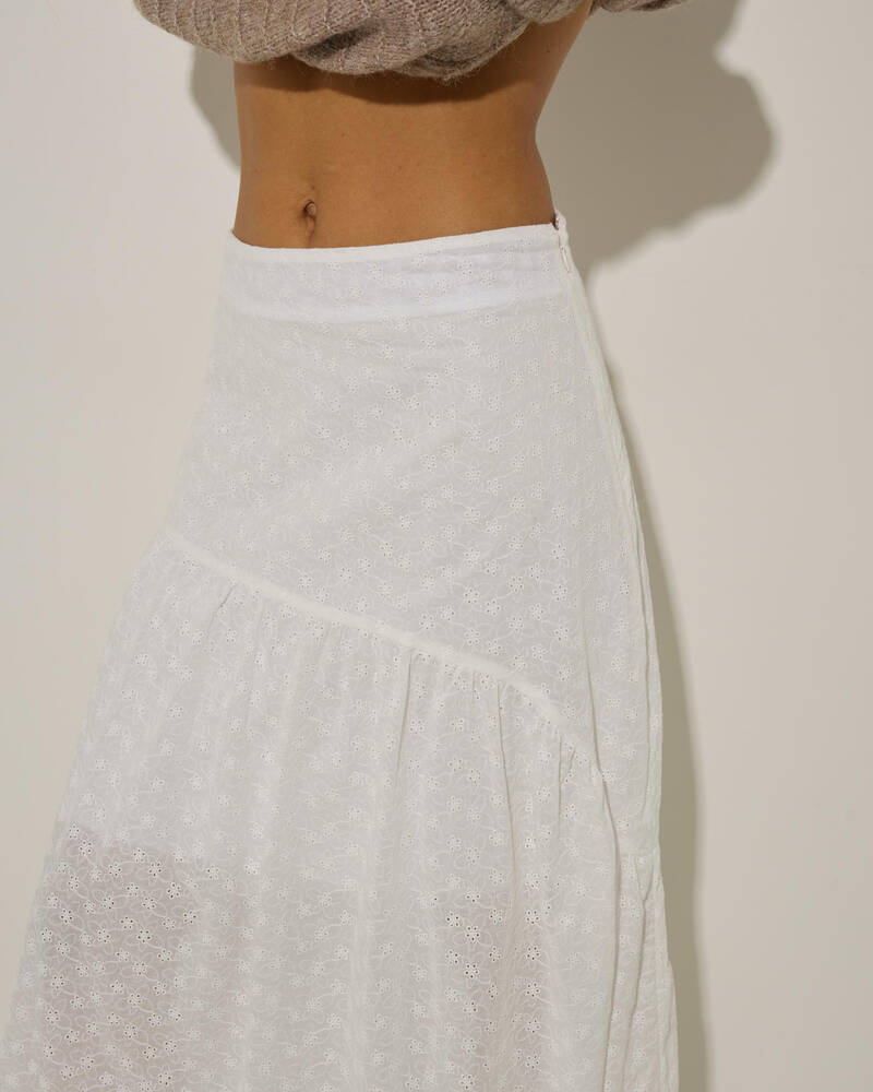 Rhythm Bailey Broderie Skirt for Womens