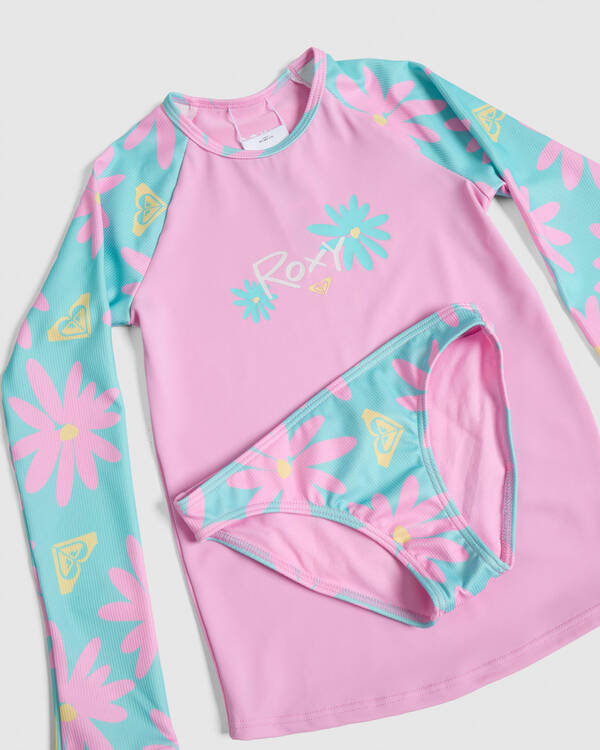 Roxy Toddlers' Marguerite Long Sleeve Rash Vest Set for Womens