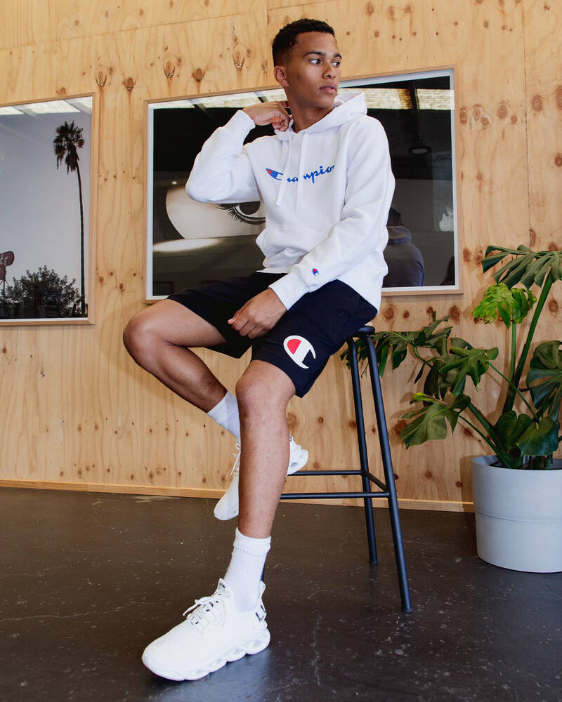 Champion Logo Hoodie for Mens