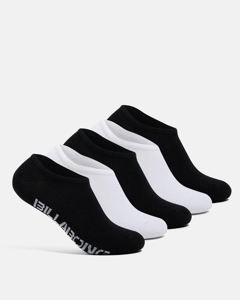 Billabong Invisible Socks 5 Pack for Mens