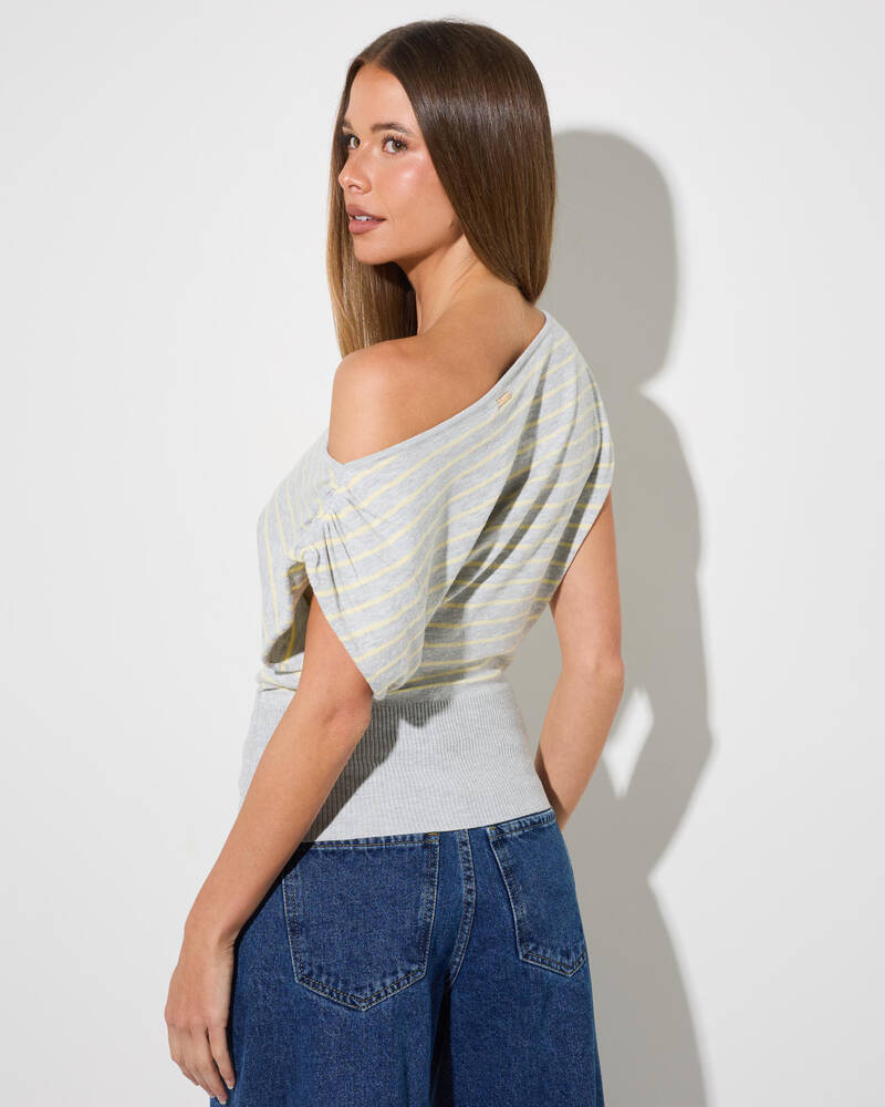 Mooloola Elijah Off Shoulder Knit Top for Womens
