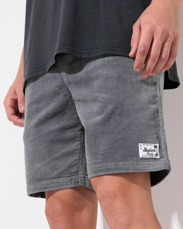 Shale Elastic Waist Shorts
