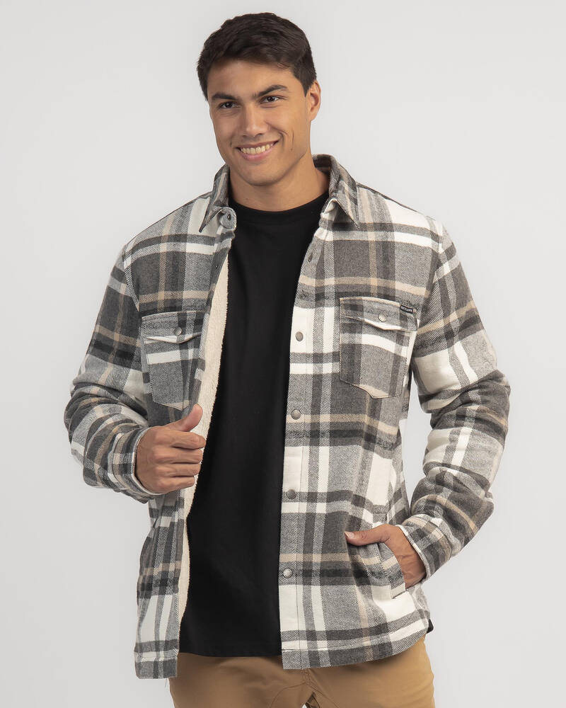 Skylark Segmented Long Sleeve Flannel Shirt for Mens