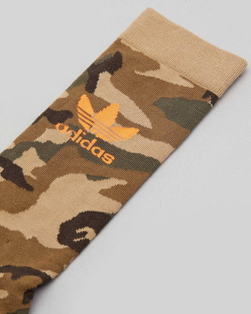 adidas Camo Crew Socks 2 Pack for Mens