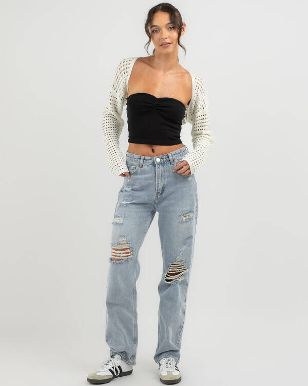 Ava And Ever Musa Crochet Knit Bolero for Womens