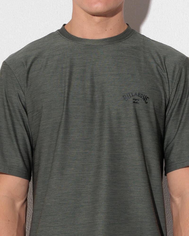 Billabong Shoreline Short Sleeve Rash Vest for Mens
