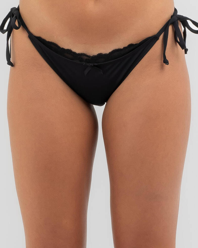 Kaiami Lacey Classic Tie Bikini Bottom for Womens