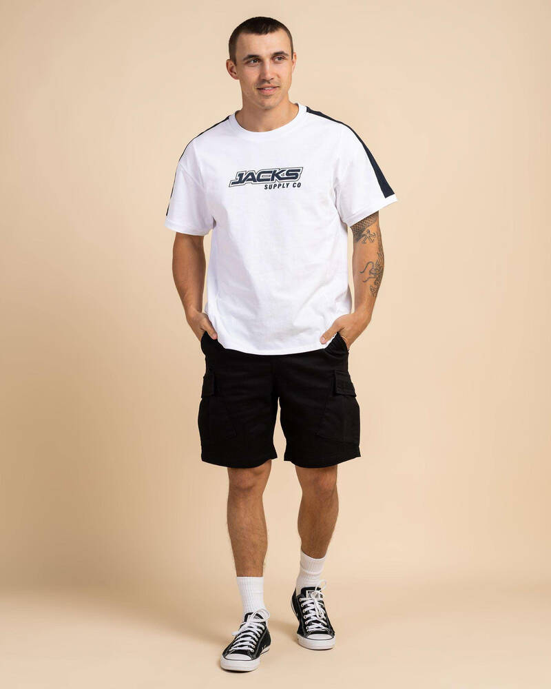 Jacks Edition Elastic Waist Shorts for Mens