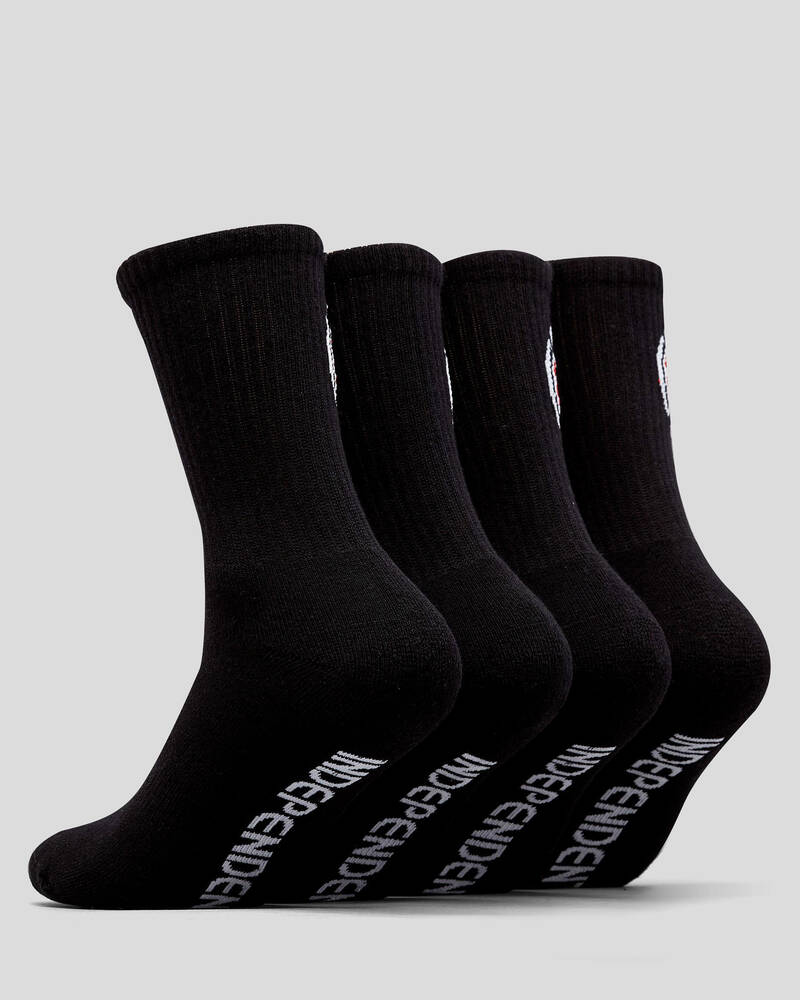 Independent Og Cross Socks 4 Pack for Mens