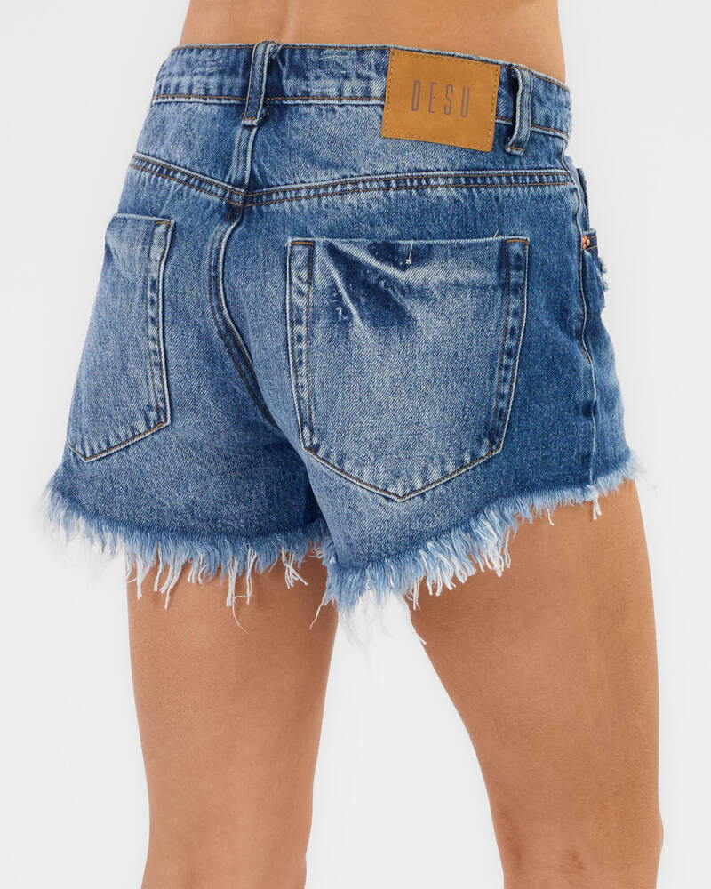 DESU Girls' Texas Denim Shorts for Womens