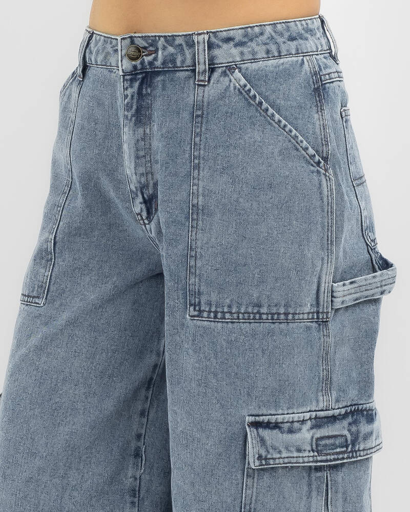 Dickies Voss Aged Denim Jeans for Womens