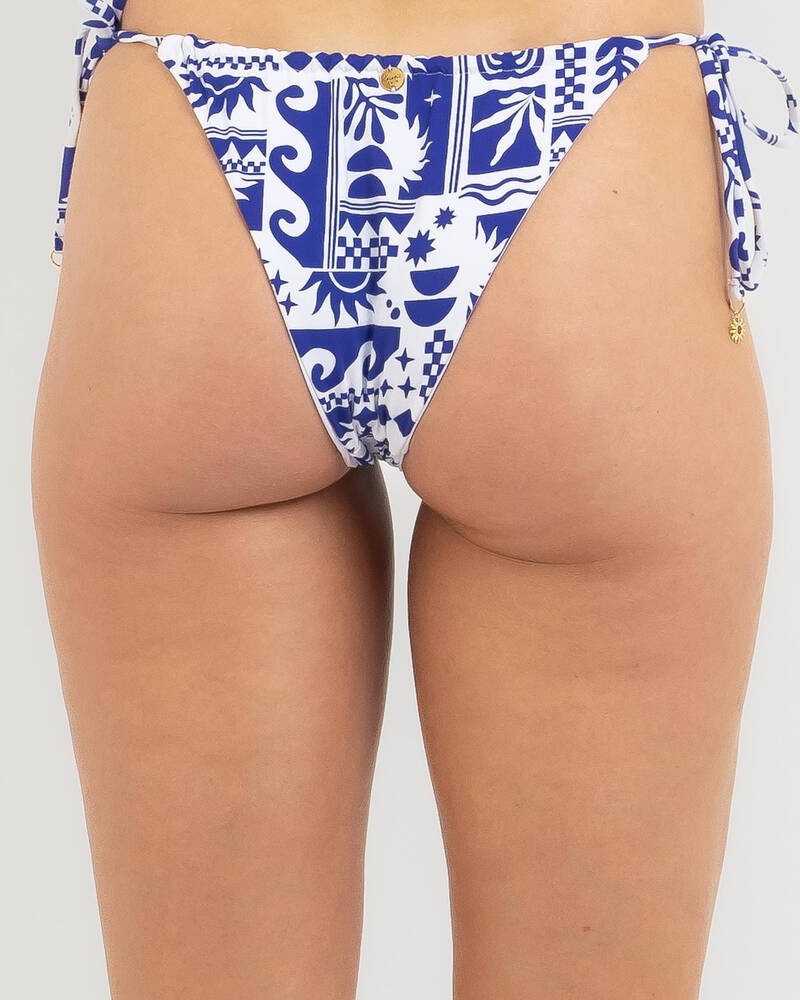 Kaiami Salerno Itsy Tie Side Bikini Bottom for Womens