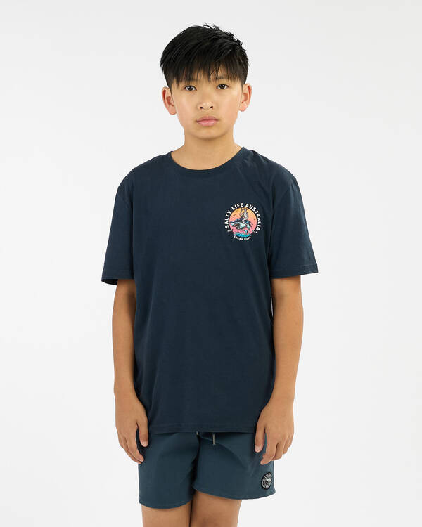 Salty Life Boys' Fin & Bone T-Shirt for Mens