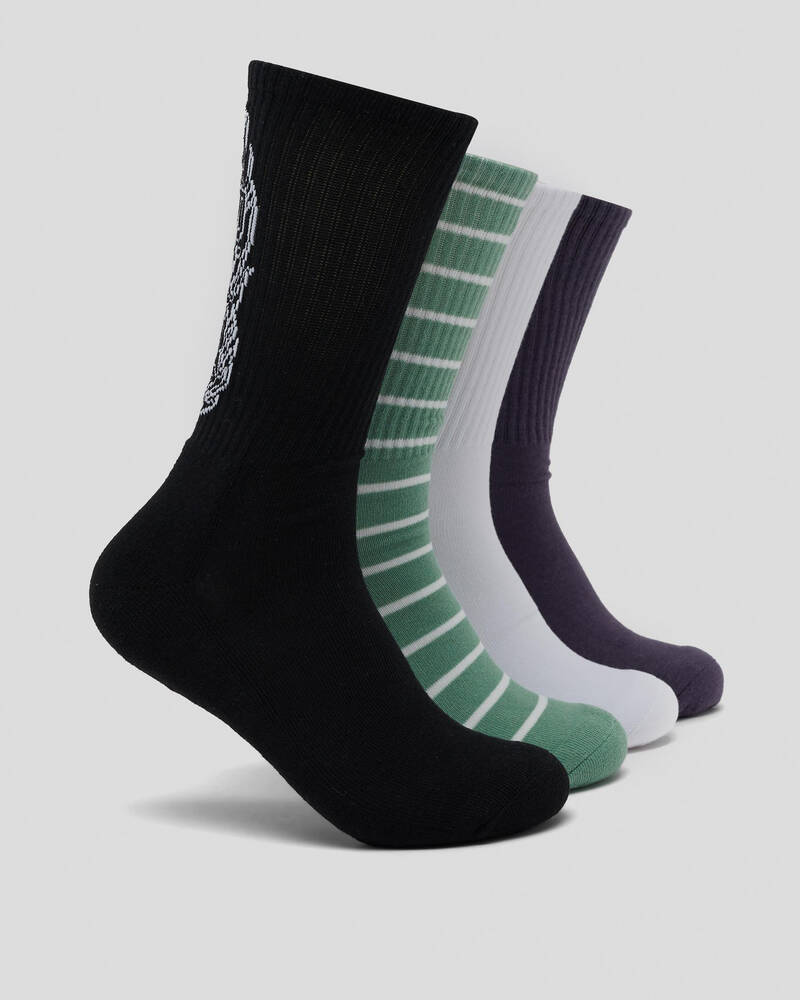 RVCA Seasonal Sock 4 Pack for Mens