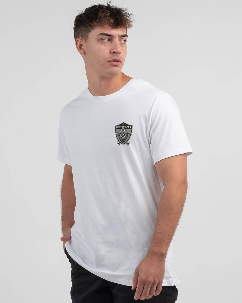 Unit Riders T-Shirt In White - Fast Shipping & Easy Returns - City ...