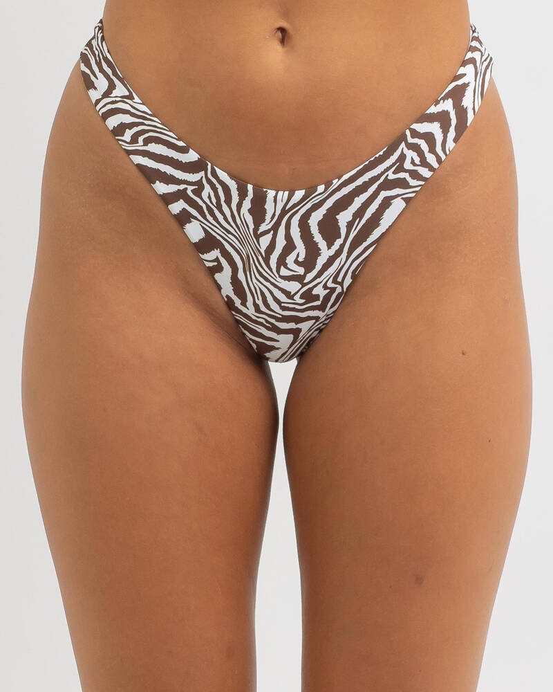 Kaiami Zsa Zsa High Cut Bikini Bottom for Womens