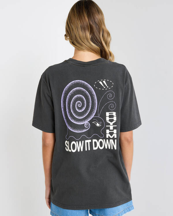 Rhythm Snail Vintage T-Shirt for Womens