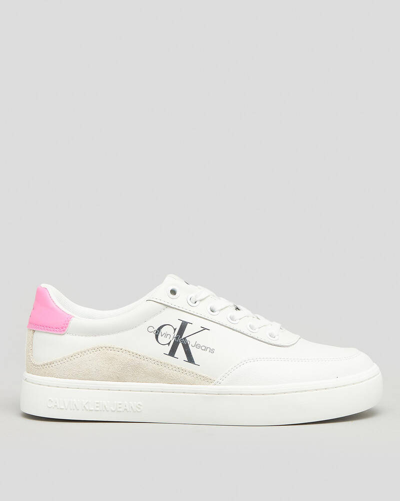 Calvin Klein Classic Cupsole Lace Up Low Shoes for Womens
