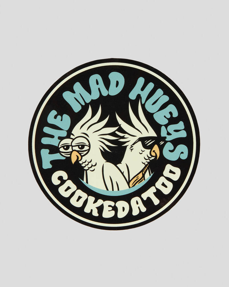 The Mad Hueys Cookedatoo Sticker for Mens