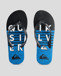 Quiksilver Moncata Wordmark Thongs for Mens image number null