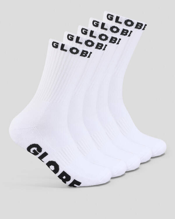 Whiteout Crew Socks 5 Pack